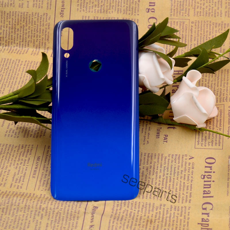 Dla Xiaomi Redmi 7 tylna pokrywa baterii obudowa tylnej obudowy obudowa redmi 7 wymiana oryginalna 6.26 "Redmi 7 pokrywa baterii