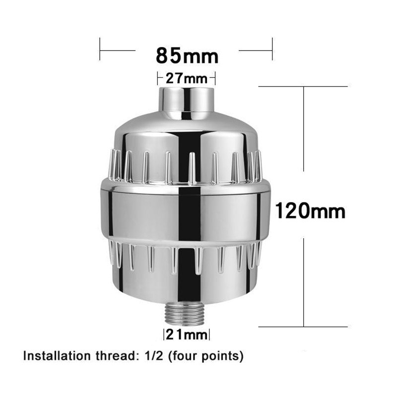 Badkamer Douche Filter Universal Water Filter Waterzuiveraar Voor Chloor Verwijdering BDF99