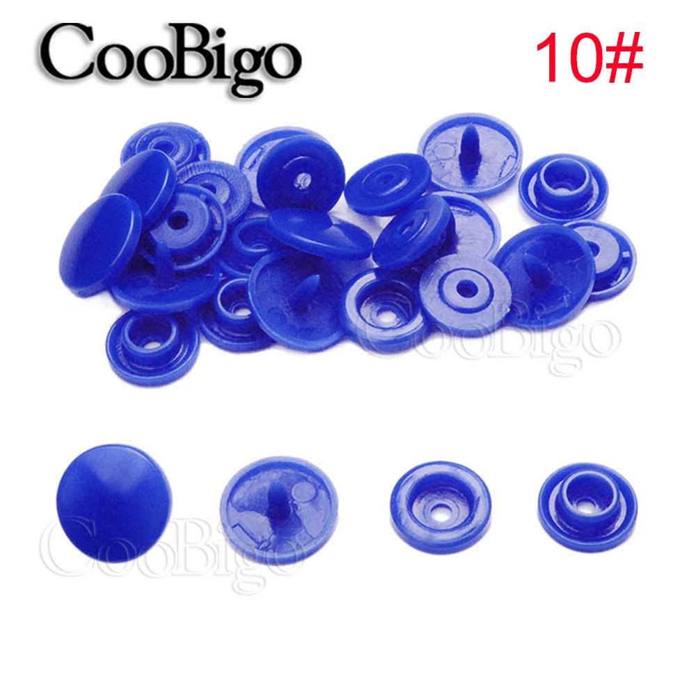 50Sets Round Plastic T5(12mm) Snaps Button Fasteners Quilt Cover Sheet Button Garment Accessories For Baby Clothes Clips: 10