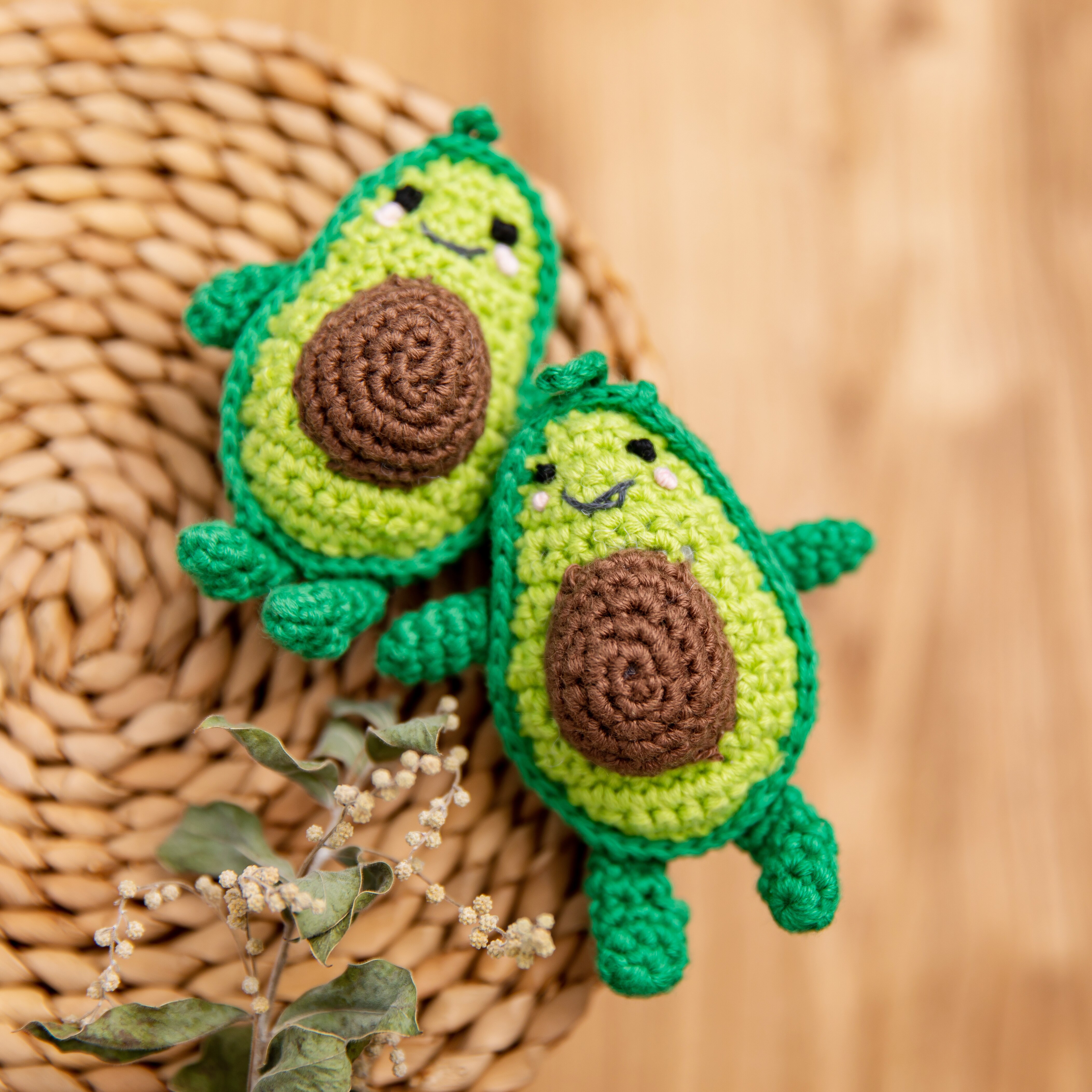 1 Pcs Avocado Haak Hanger Houten Baby Bijtring Verpleging Zintuiglijke Hanger Voor Pasgeboren Tandjes Fopspeen Clips Handmake Speelgoed