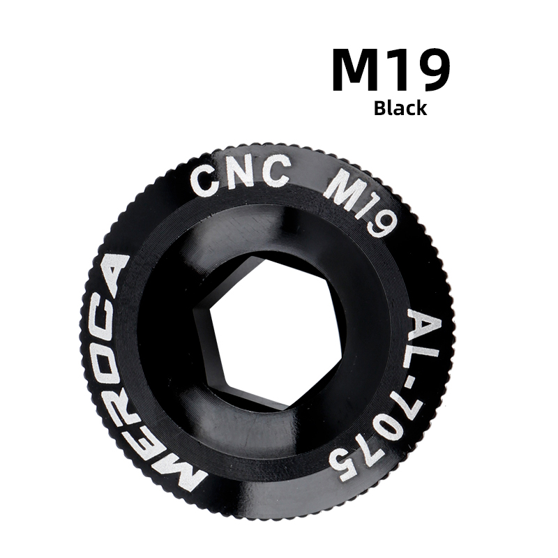 MEROCA MTB Hollowtech perno de manivela M18 M19 M20 cubierta de manivela de bicicleta de montaña perno de brazo de manivela para IXF: Rojo