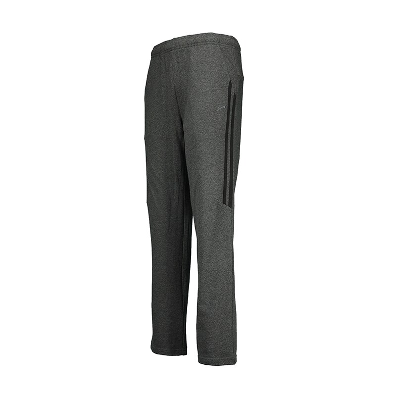 Pantalon de sport en coton pour hommes, décontracté, tricoté, Jogging, avec poches, taille, cordon de serrage, entraînement, confortable, ample, Fitness: Dark Gary / XXXL