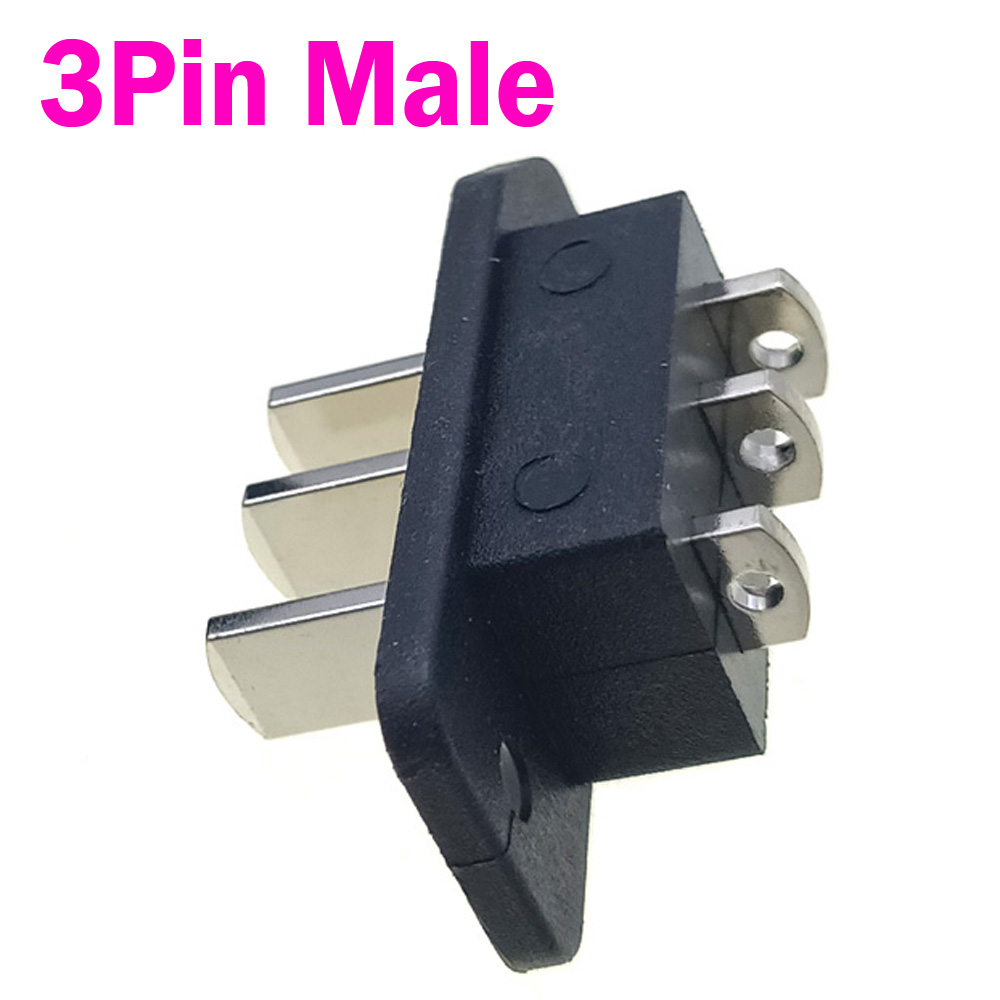 High Current Electric Car Power Connector 15A Power Connection Plug-in Battery 3Pin 4Pin 5Pin Male Female Sockets with ear: army green