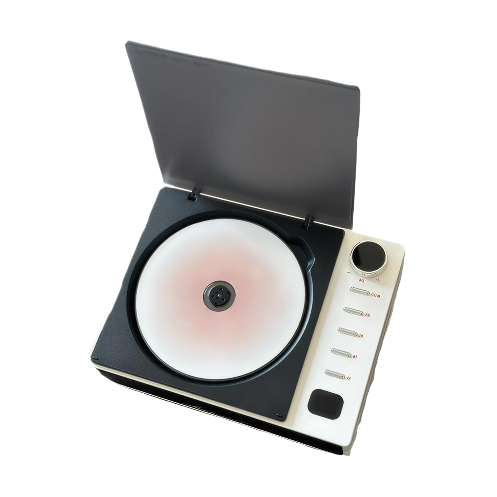 Walkman CD-Spieler, Reproduktor, CD, tragbar, verlustfrei, Stereo-CD-Spieler, integrierter Lautsprecher, Bluetooth-Wiedergabe, USB-CD-Spieler: grau