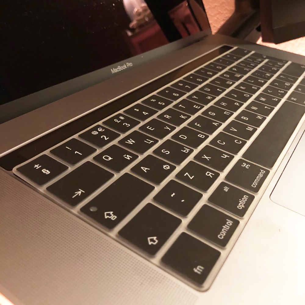 Russische Siliconen Toetsenbord Cover Beschermer Voor Macbook Air13/12 /15/16pro Touchbar A1706/A1466A1708/A1990/A1398/A2289/A1932/A2141