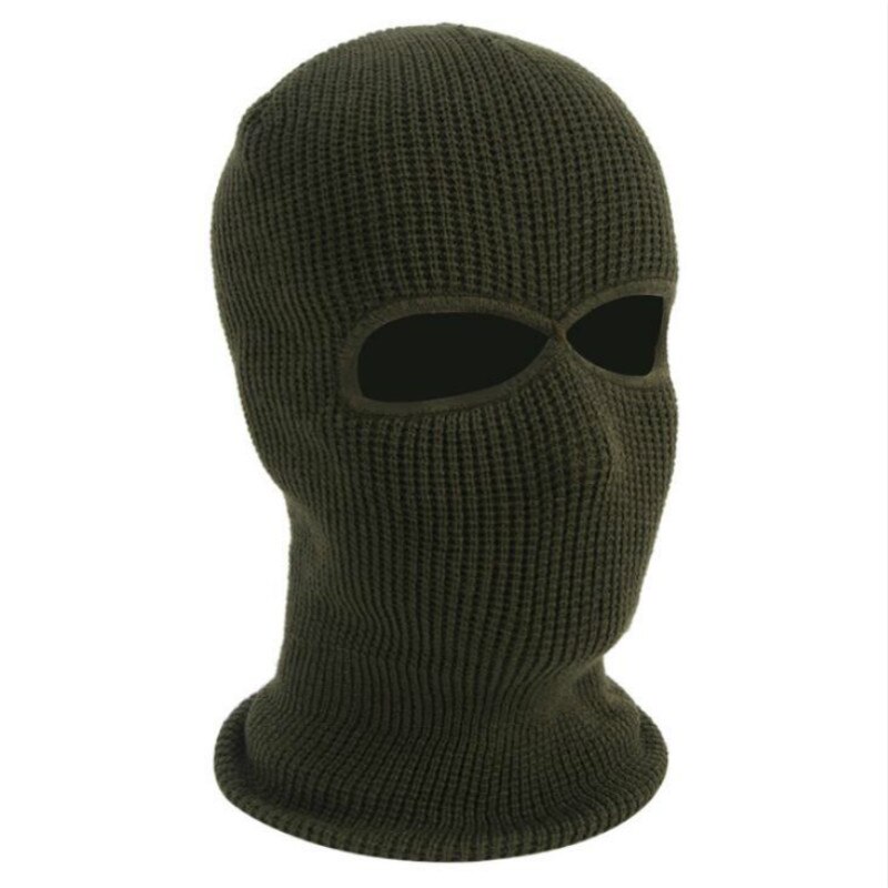 Balaclava 2 Hole Full Face Mask Cap Breathable Motorcycle Face Shield Windproof Outdoor Riding Ski Mountaineering Head Cover