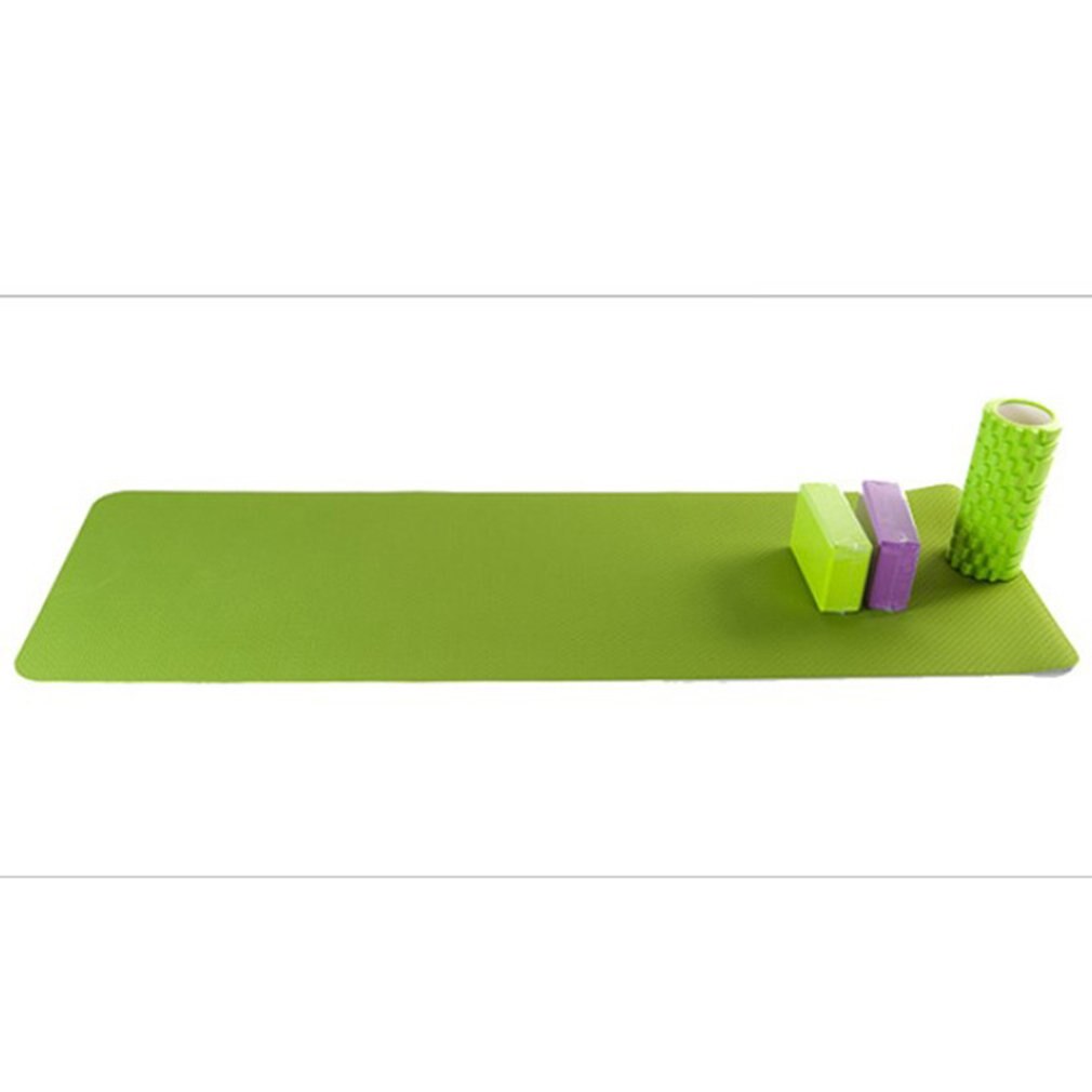 Yogamatte für anfänger, lange, rutschfeste sport- und fitnessmatten und geschmacksneutral: Grün  