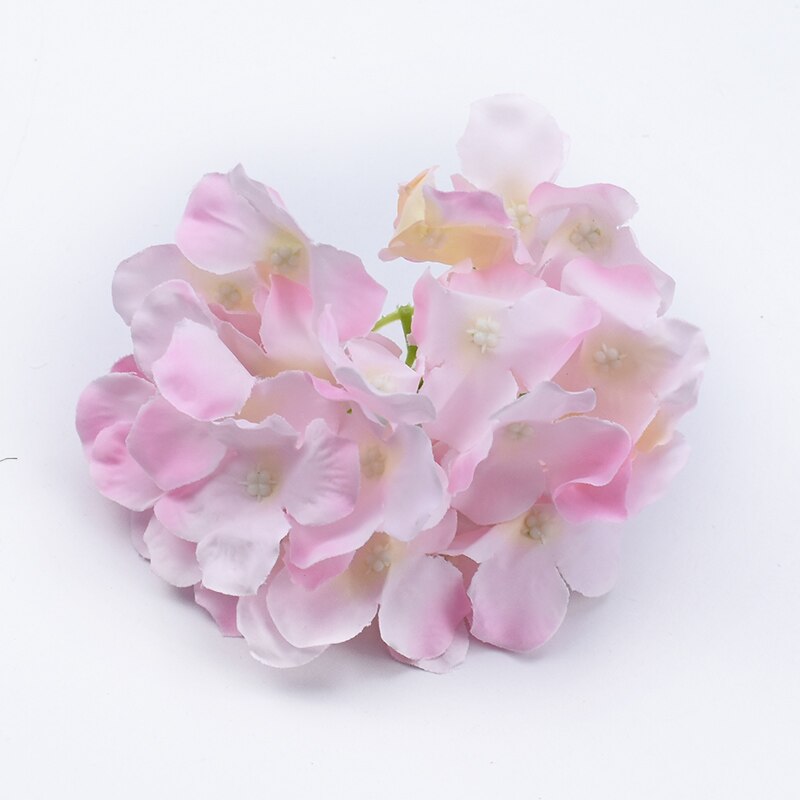 27 hoveder silke hortensia år julepynt bryllup blomster væg gør-det-selv hjem dekorative blomster kunstige blomster billige: 6