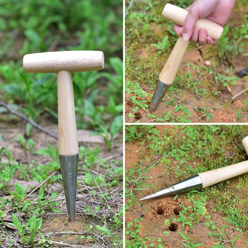 Manuel jardinage trou pelle fertilisation semoir perforateur jardin cultivateur coupe semis jardin légumes outils de plantation