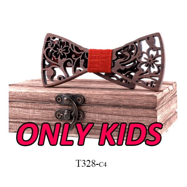 Adult and kids Wooden bow tie Set ties for kids necktie bowtie gravata casamento school bow ties for students boy bow ties: Yellow