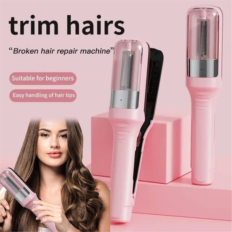 Hair ends Trimmer Split Remover Dry Damaged Brittle Automatic Trim Split for Women Cordless Hair cutting machine