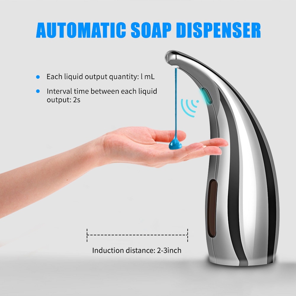 Automatic Soap Dispenser Pump Automatic Liquid Soap Dispenser Infrared Smart Sensor Touchless Foam Dispensers Gel Dispenser