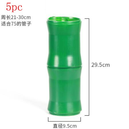 5pc Pipeline Bamboo Forest Bamboo pipe decoration: L