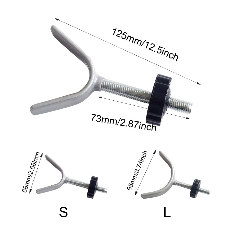 2pcs M10 Baby Pet Safety Gate Screw Bolt Household Fence Y Spindle Rod Adapter Stair Banister Long Threaded Doorways Steel Core