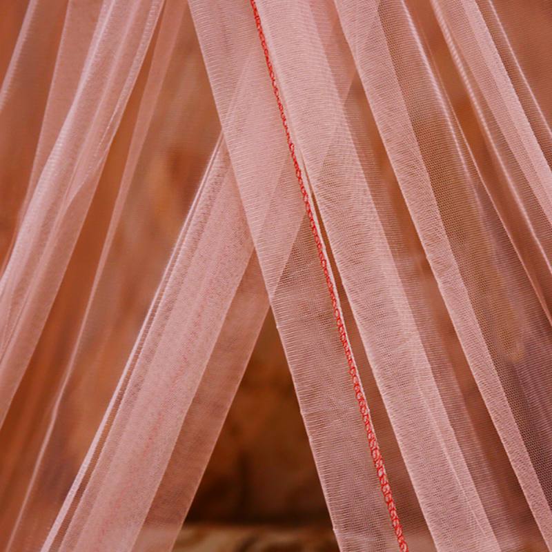 Polyester mesh hängd kupol myggnät säng baldakin prinsessa dekor passar spjälsäng sommartillbehör