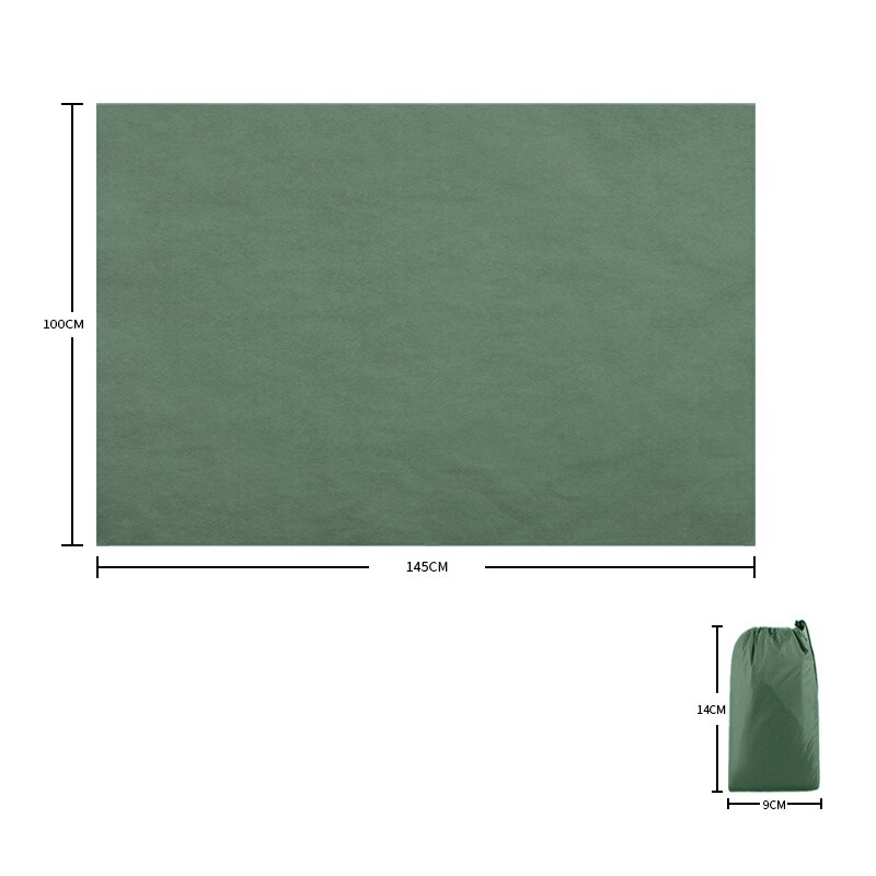 Mini tenda da esterno a baldacchino ultraleggero con cielo verde mimetico per esterni: 145x100cm green