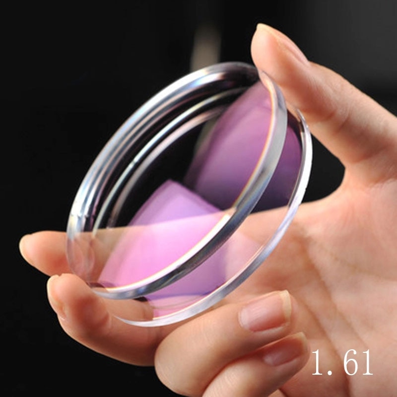 BCLEAR 1.60 Index Aspheric Clear Lens MR-8 Super Hard Optical Glasses Prescription Lenses Strong Anti Reflective for Rimless