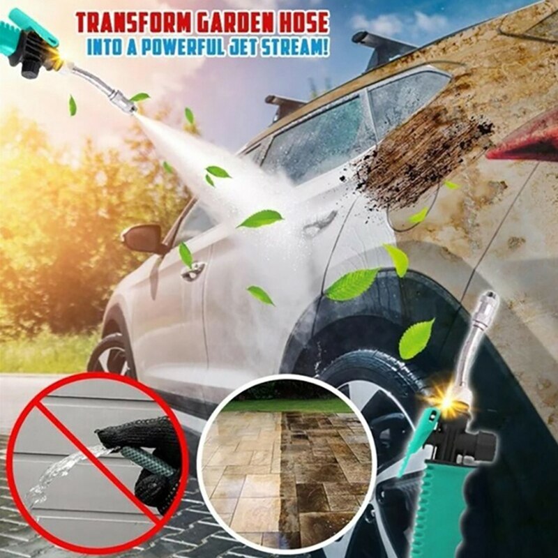 2In1 Auto Hogedrukreiniger Jet Schoon Hoge Impact Wassen Wand Waternevel Wasmachine Tuin Irrigatie Wassen Gereedschap