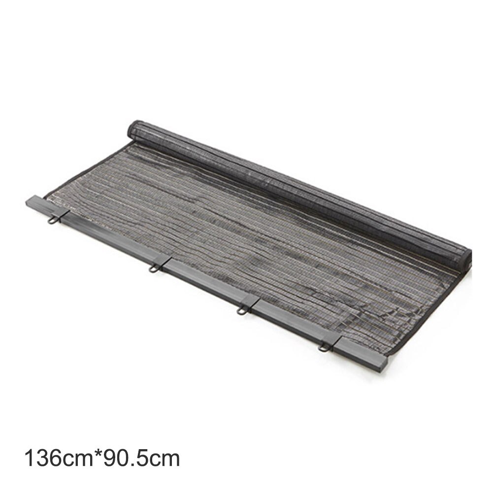 Universal Home Sunscreen roller blinds vertical curtain roll paste wall-mounted blackout curtains shades For Kitchen bathroom: Gray 90cm