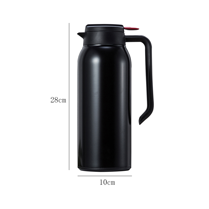 Stainless Steel Thermal Coffee Carafe, Double Walled Vacuum Thermos with Leak Proof, 12 Hour Heat Retention, 1.5 Litre 50 oz