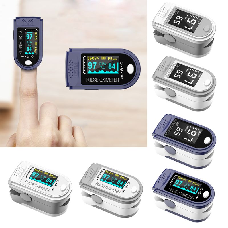 Bærbar fingerpulsoximeter blod iltmætningsmåler fingerspids pulsoximeter spo 2 monitor oximetro oximeter
