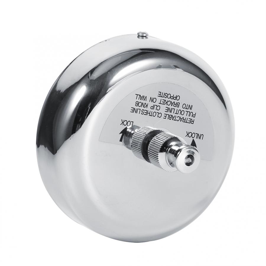 Stainless Steel Retractable Clothes Line Dryer Indoor Outdoor Laundry Single Clothesline Home Use