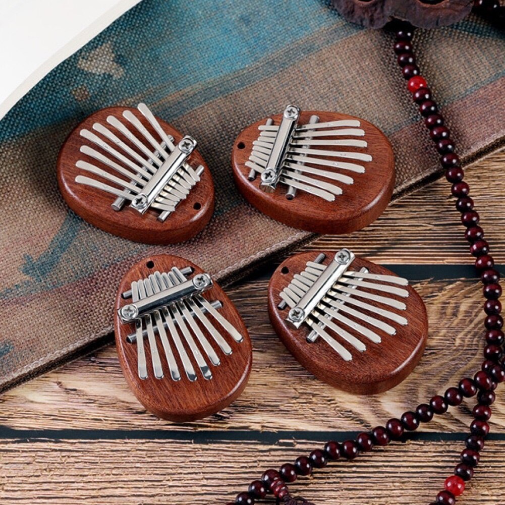Portable 8 Key Mini Kalimba Finger Thumb Piano Marimba Musical Instrument Colorful Kalimba Music Instrument children