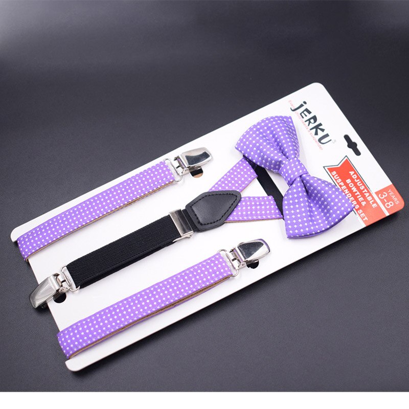 Baby Suspenders Set 3 Clips Kids Braces Boy's Suspensorio No Elastic Adjustable Tirantes Bretelles 2.0*75cm