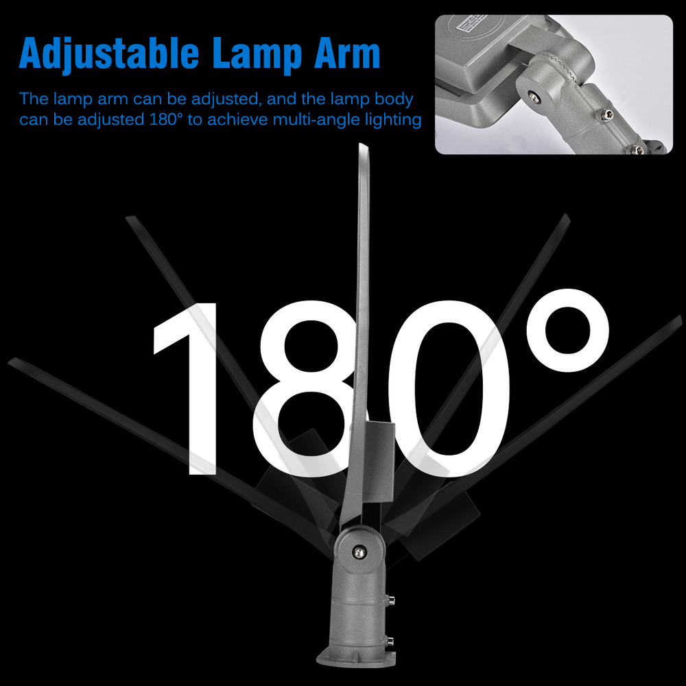 LED-straatlantaarn 220V Verlichting Buitenmuur IP66 Licht Waterdicht Schijnwerper 50W 100W 200W Led Tuin Spotlight Wegen Paallamp