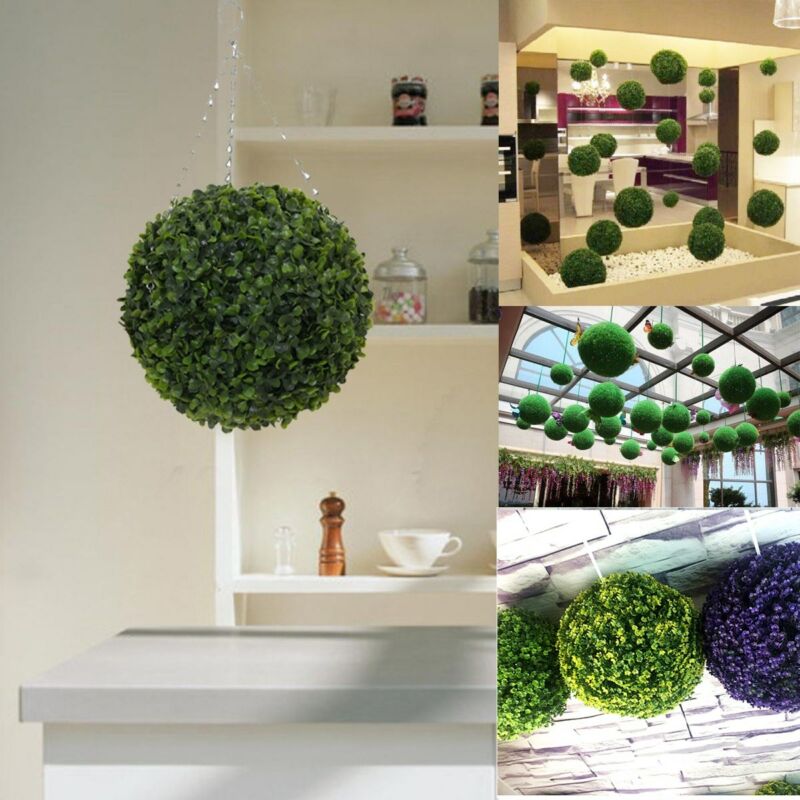 20/25cm Green Plant Ball Boxwood Wedding Event Home Outdoor DecorationFashion Artificial Plant Ball Tree