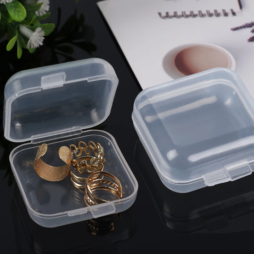 36 Stuks Clear Plastic Containers Transparante Kralen Opslag Containers Doos Sieraden Opbergdoos Case Kleine Items Kralen Sieraden
