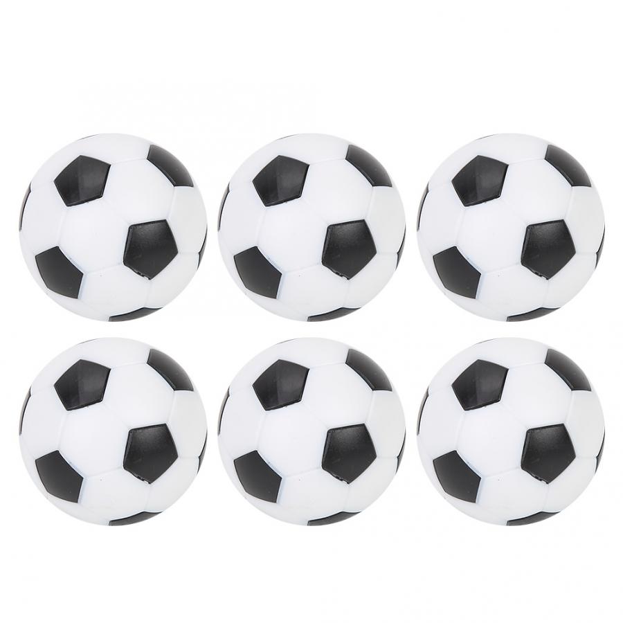 Tafel Voetbal Voetballen Vervanging Mini Plastic Zwart en Wit Voetbal Mini Tafelvoetbal Bal