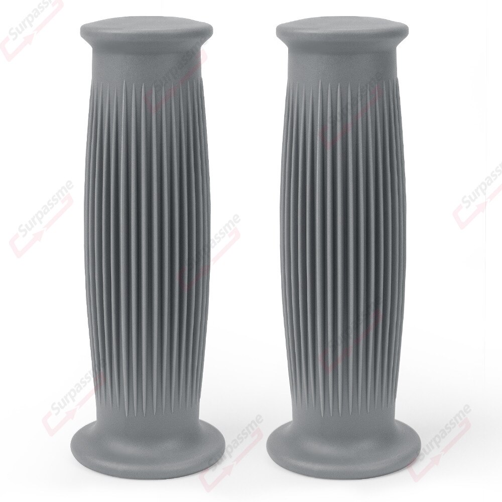 7/8 &quot;22mm 24mm Motorrad Lenker Griffe Gummi Gel nicht Unterhose Moto-Cross Griff Griffe Bremse Drossel Griffe Motorrad zubehör: hell grau
