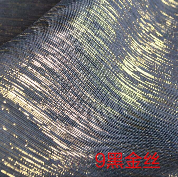 metallisch baumwolle mischung schimmer stoff shantung seide braut kleid cheongsam tasche vorhang Material 45cm * 138cm