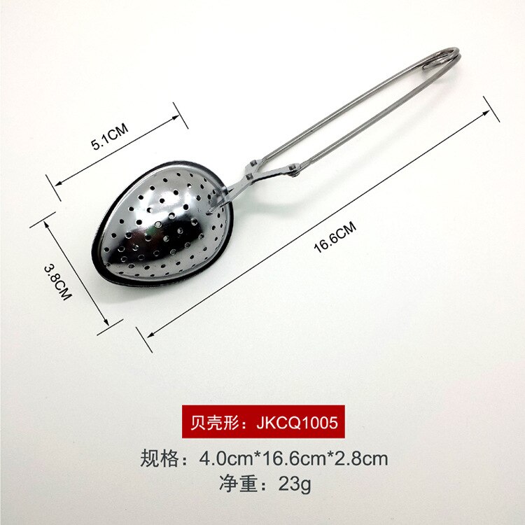 Håndholdt måne tekanne hjerte te infuser rustfritt stål sfære netting sil kaffe urte krydder filter diffuser te ball 4pc/ lot: E