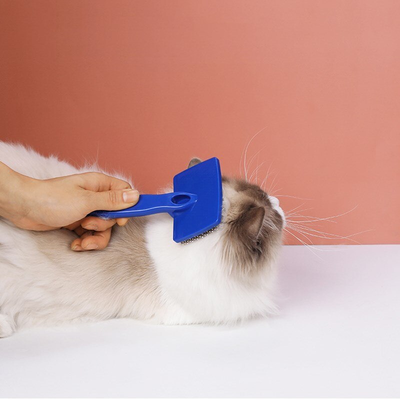 1Pcs Pet Hair Trimmer Comb Dog Cat Grooming Supply Brush Slicker Tool Pet Dog Practical Needle Comb Hair Remover Rake