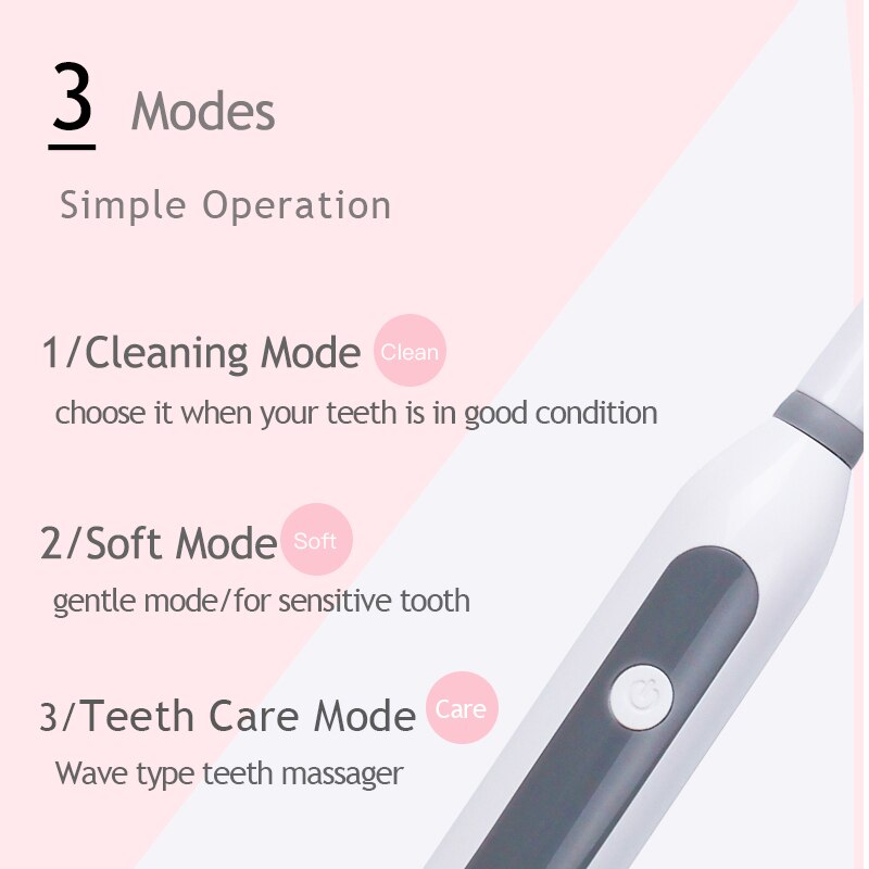 Ultrasound Tanden Reinigen Therapie Sonic Elektrische Tandenborstel Voor Kind Automatische Tandenborstel Cleaning Tools