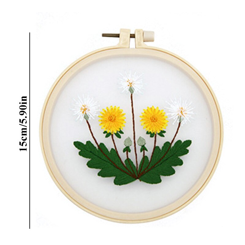 Diy Borduurwerk Bloem Schilderen Beginner Stitch Kit Borduurwerk Kit Diy Materiaal Kits Interessante Handwerk