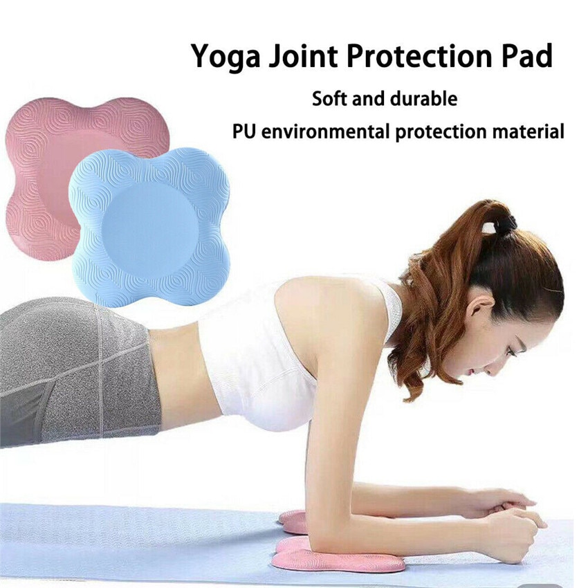 2 Stks/set Draagbare Kleine Ronde Knie Pad Yoga Matten Fitness Sprot Pad Plank Gym Disc Beschermende Pad Kussen Non Slip mat