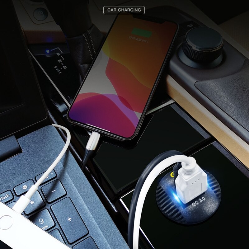 12V 24V QC3.0 USB 18W Tipo C PD Veloce Caricabatteria Da Auto per Auto SUV Barca Marine