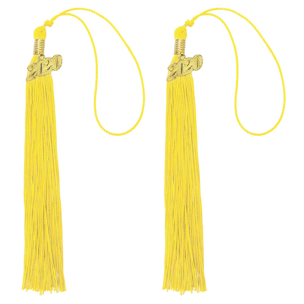 chapeau de Graduation gland avec ans breloques cérémonies accessoires unisexe pour l'école remise des diplômes cérémonie fournitures de fête: Gold