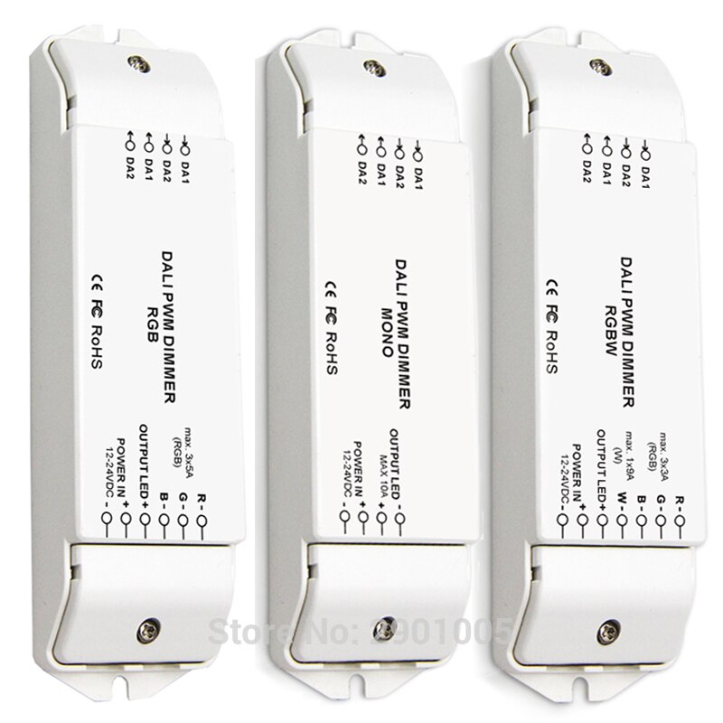 Dali Led Lamp Dimmen Driver 12V 24V Cv 1CH 3CH 4CH Rgb/Rgbw Led Strip Verlichting dimmers Controller 1/3/4 Kanalen 4096 Niveaus