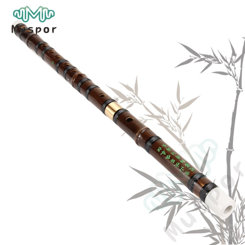 Instrumento tradicional hecho a mano, étnico chino, Flauta de bambú/dizi Transversal Flauta C D E F G tono clave