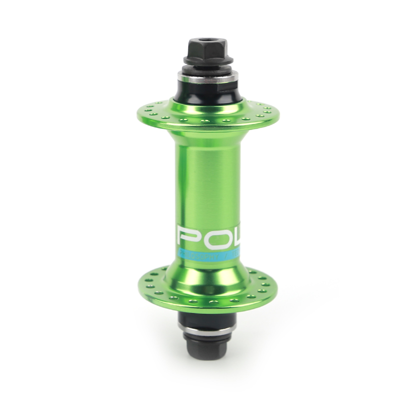POLSO BH002F BMX Cubo dianteiro de bicicleta alumínio Aolly 36 furos 2 rolamentos Cubo de bicicleta: Borgonha