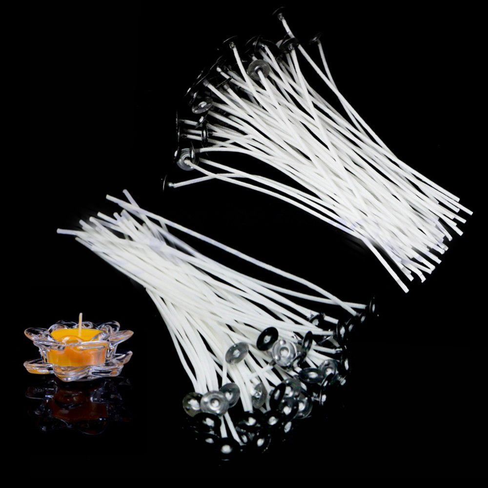 100pcs/lot 12.5mm Metal Candle Wick Self Centering Sustainers Tabs Base Diy Candle Making Candle Wick Base