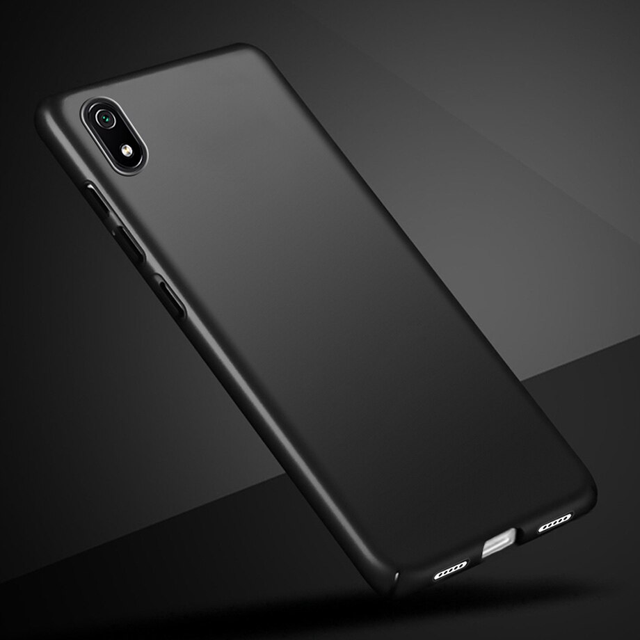 Voor Xiaomi Redmi 7A Case Shockproof Hard PC Bumper Redmi 7A Telefoon Case Voor Xiaomi Redmi 7A Back Cover Voor xiaomi Redmi 7A Fundas: Black