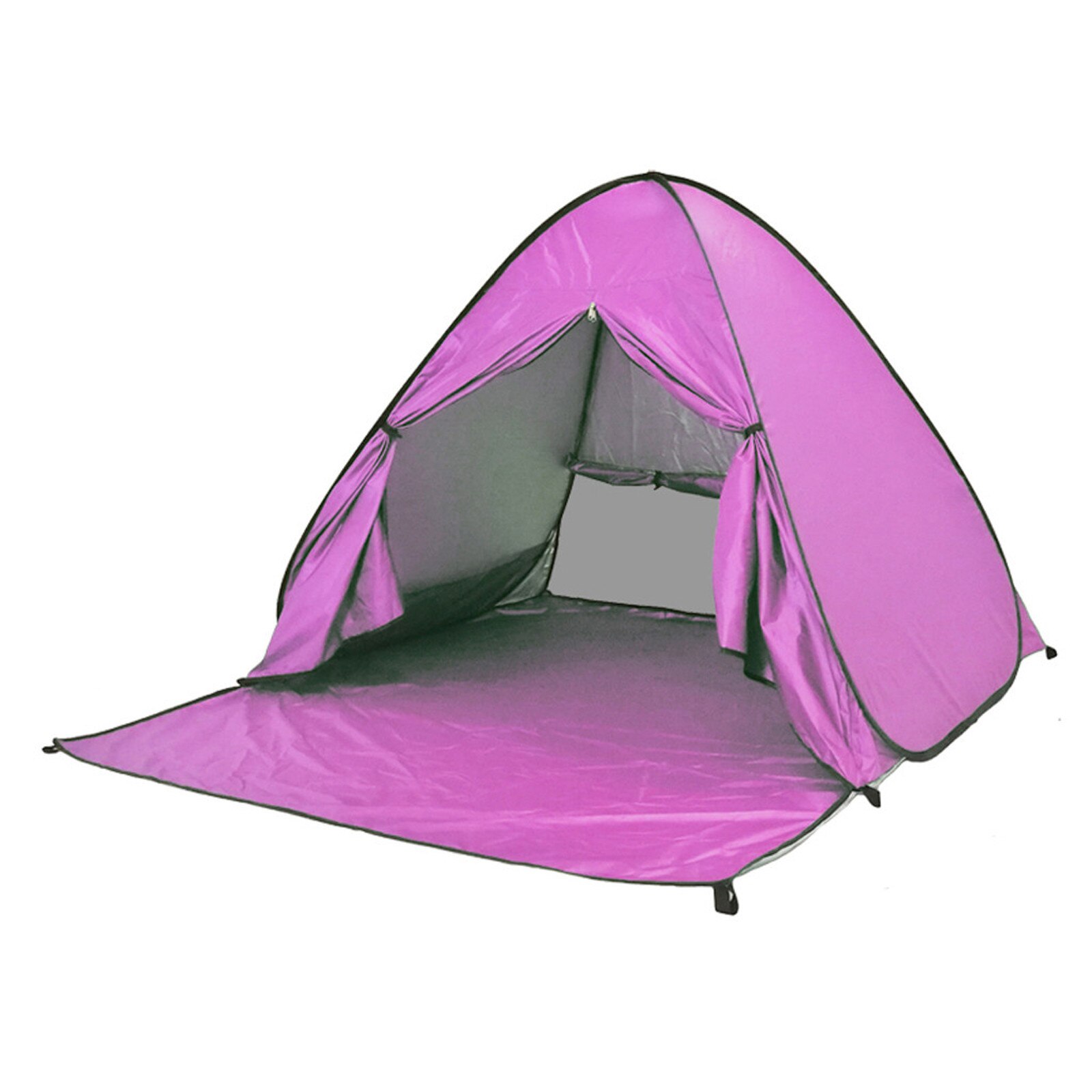 40# Automatic Set-up Camping Tents Portable Beach Shade Tent Outdoor Uv Protection Tents Multifunctional Wigwam: D