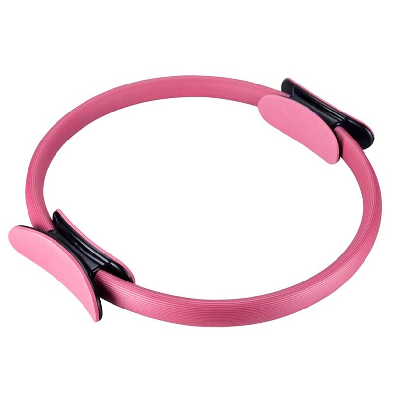 Yoga Pilates anneau magique enveloppement minceur musculation formation robuste PP + NBR matériel Yoga cercle: Pink