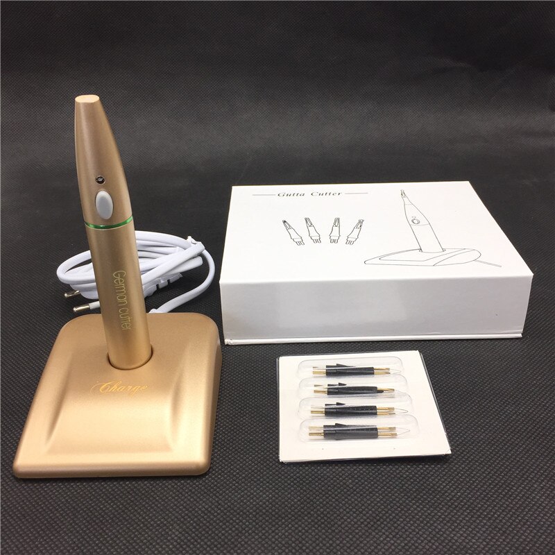Dobbelt øjenlåg hæmostatisk pen oplader elektrisk cautery pen oftalmisk elektrisk koagulation pen: 1 stk guld