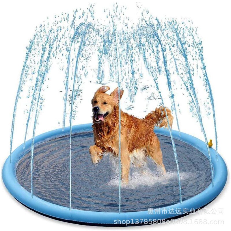 Dog Swimming Pool Foldable Pet Bathing Pool Bath Fountain Tub Bathtub for Large Dogs Summer Outdoor Puppy Take Bath Bathtub